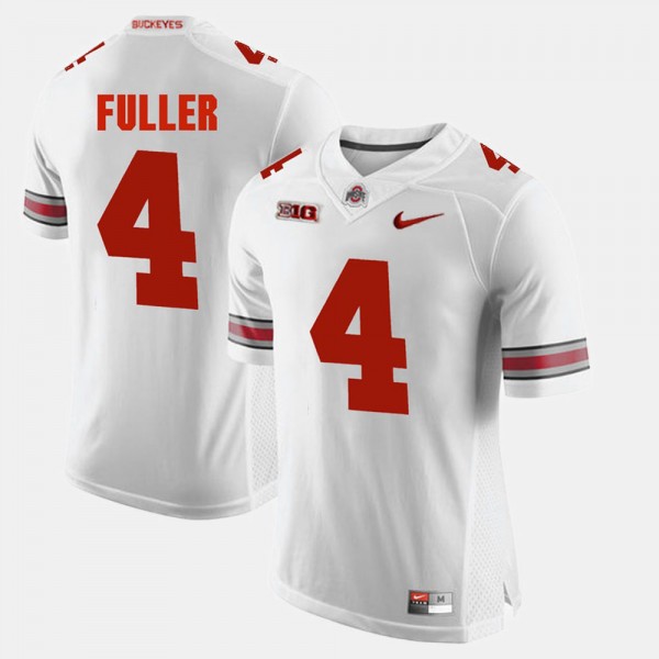 Ohio State Buckeyes Jordan Fuller Men's #4 Game Alumni White College Football Jersey 2404KDCY6